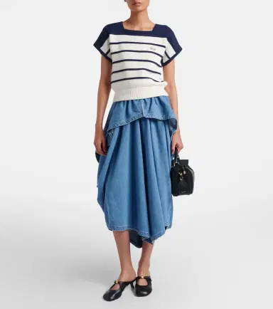 Loewe Striped cotton and wool sweater | Thumbnail 2