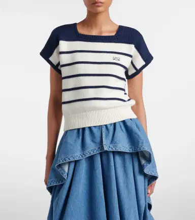 Loewe Striped cotton and wool sweater | Thumbnail 3