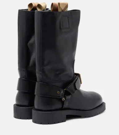 Burberry Soft Saddle leather mid-calf boots | Thumbnail 3 Burberry Soft Saddle leather mid-calf boots | Thumbnail 3