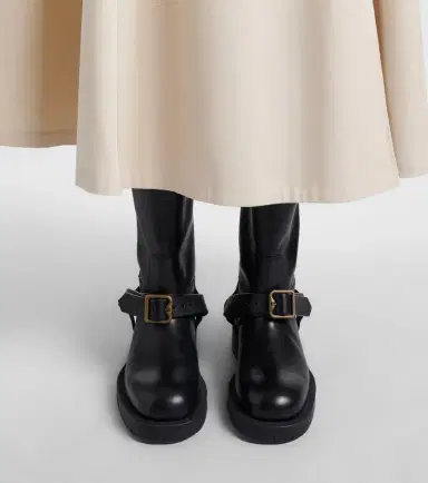 Burberry Soft Saddle leather mid-calf boots | Thumbnail 6 Burberry Soft Saddle leather mid-calf boots | Thumbnail 6