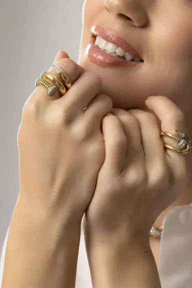 DAVID WEBB Diamond Nail Ring | Thumbnail 2
