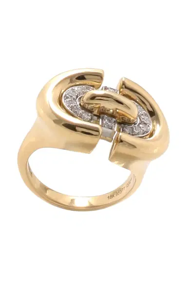 DAVID WEBB Diamond Unity Ring | Thumbnail 1