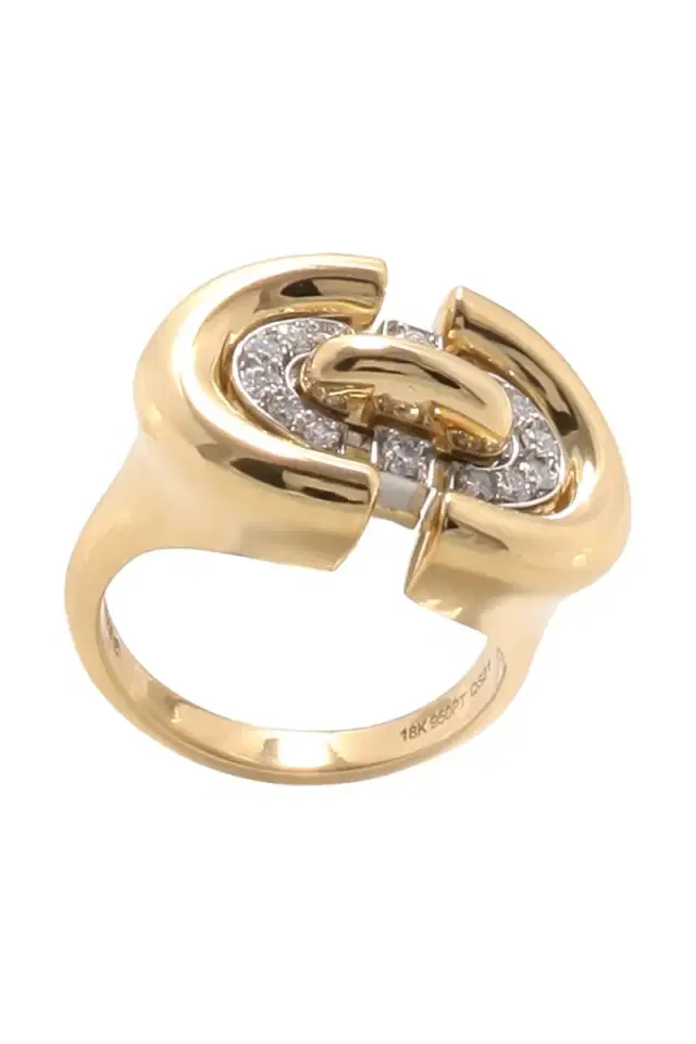 DAVID WEBB Diamond Unity Ring