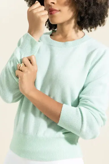 MISH The Cashmere Pullover - Spearmint | Thumbnail 6
