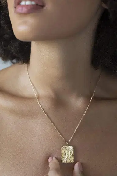 DAVID WEBB Virgo Zodiac Pendant Necklace | Thumbnail 2 DAVID WEBB Virgo Zodiac Pendant Necklace | Thumbnail 2