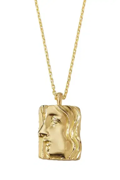 DAVID WEBB Virgo Zodiac Pendant Necklace | Thumbnail 1 DAVID WEBB Virgo Zodiac Pendant Necklace | Thumbnail 1