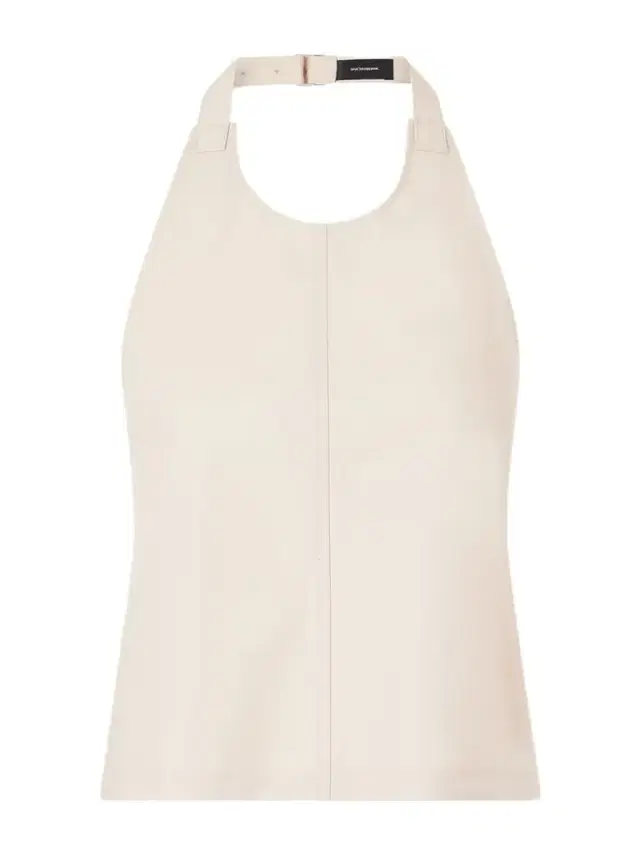 Cotton-blend Halterneck Top
