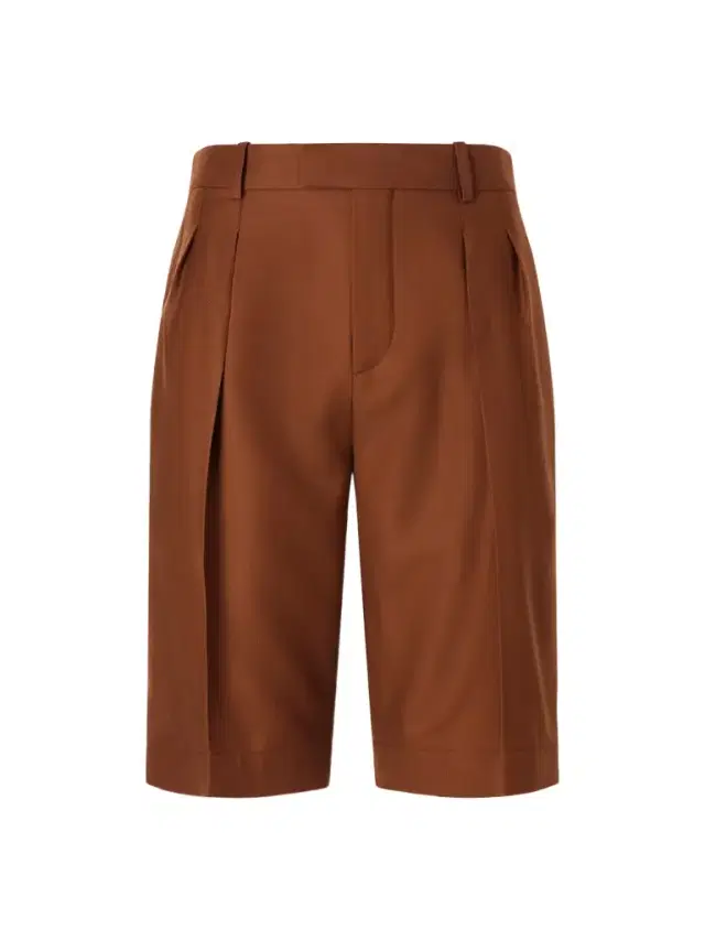 Pleated Cashmere Shorts