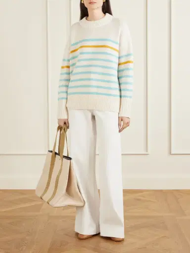 La Ligne Marin Striped Wool And Cashmere-blend Sweater | Thumbnail 2