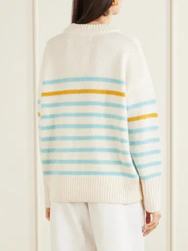 La Ligne Marin Striped Wool And Cashmere-blend Sweater | Thumbnail 3