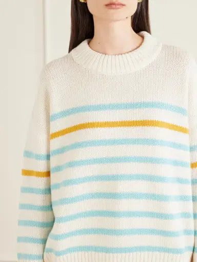 La Ligne Marin Striped Wool And Cashmere-blend Sweater | Thumbnail 4