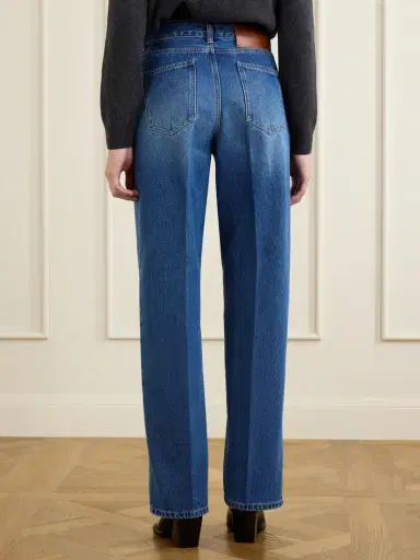Victoria Beckham Relaxed High-waist Wide-leg Jeans | Thumbnail 4