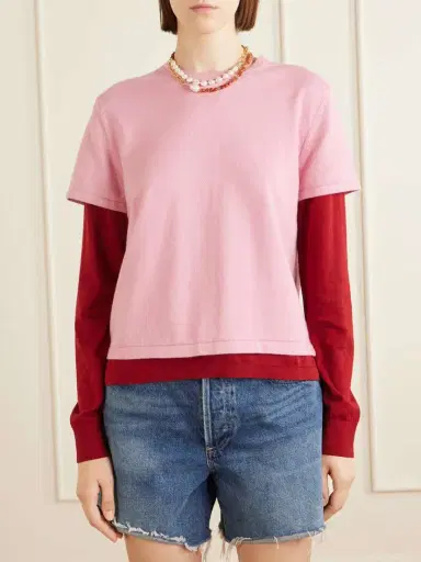 Guest In Residence Layer Cotton, Cashmere And Silk-blend Shirt | Thumbnail 3