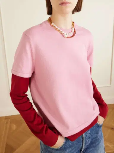 Guest In Residence Layer Cotton, Cashmere And Silk-blend Shirt | Thumbnail 5