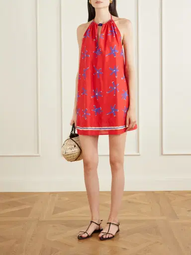 Staud Dani Floral-print Cotton Mini Dress | Thumbnail 2 Staud Dani Floral-print Cotton Mini Dress | Thumbnail 2