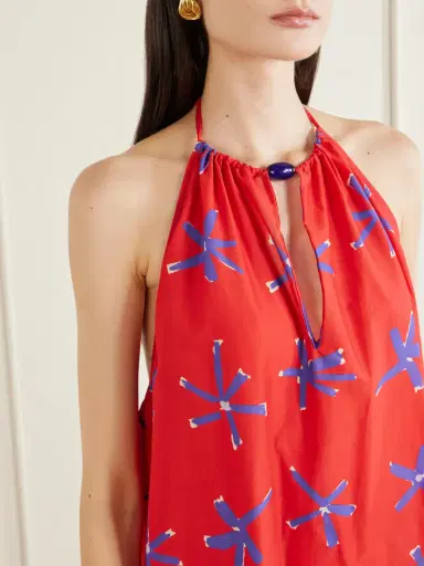 Staud Dani Floral-print Cotton Mini Dress | Thumbnail 4 Staud Dani Floral-print Cotton Mini Dress | Thumbnail 4