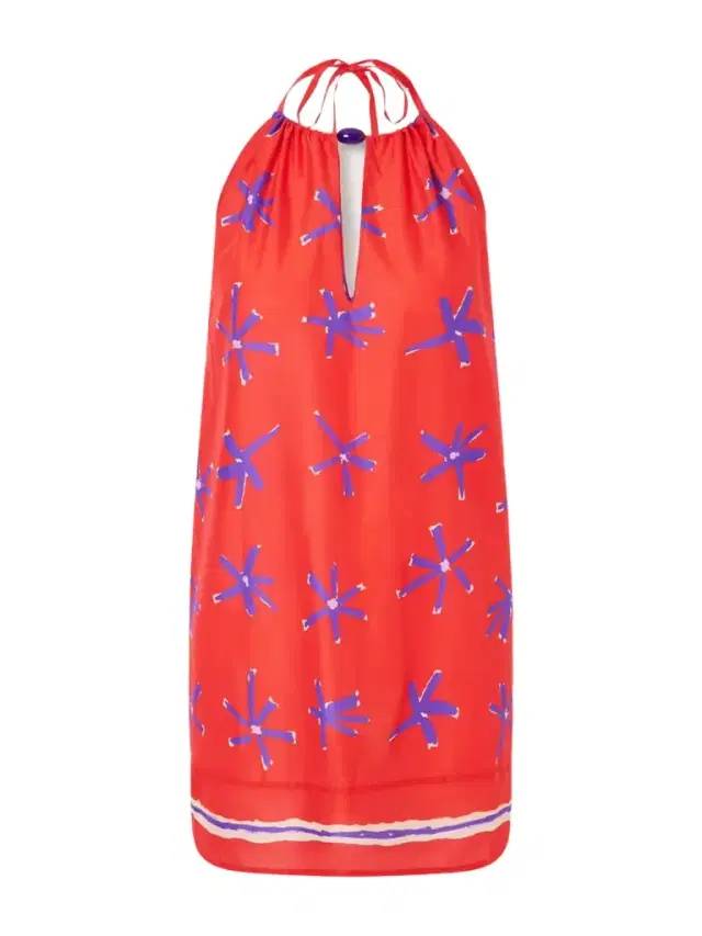Dani Floral-print Cotton Mini Dress