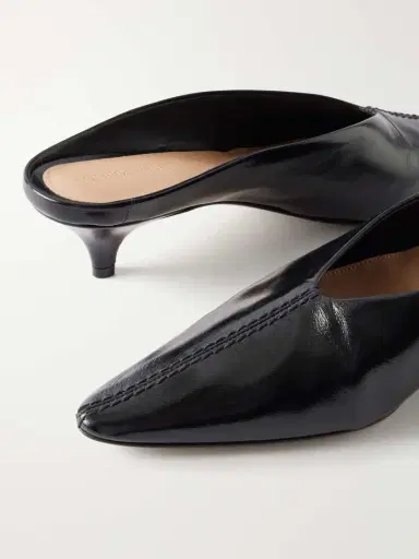 Bottega Veneta Vesta Leather Mules | Thumbnail 5 Bottega Veneta Vesta Leather Mules | Thumbnail 5