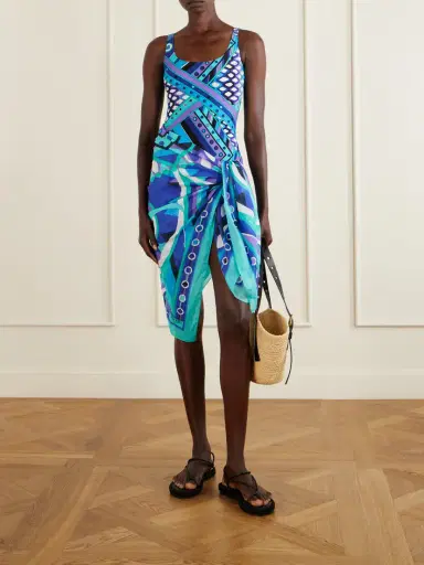 PUCCI Printed Cotton-voile Pareo | Thumbnail 2 PUCCI Printed Cotton-voile Pareo | Thumbnail 2