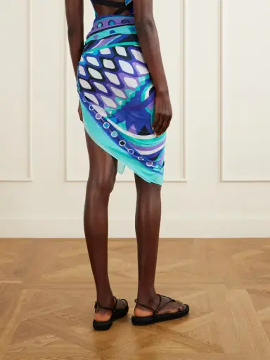 PUCCI Printed Cotton-voile Pareo | Thumbnail 3 PUCCI Printed Cotton-voile Pareo | Thumbnail 3