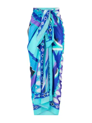 PUCCI Printed Cotton-voile Pareo | Thumbnail 1 PUCCI Printed Cotton-voile Pareo | Thumbnail 1