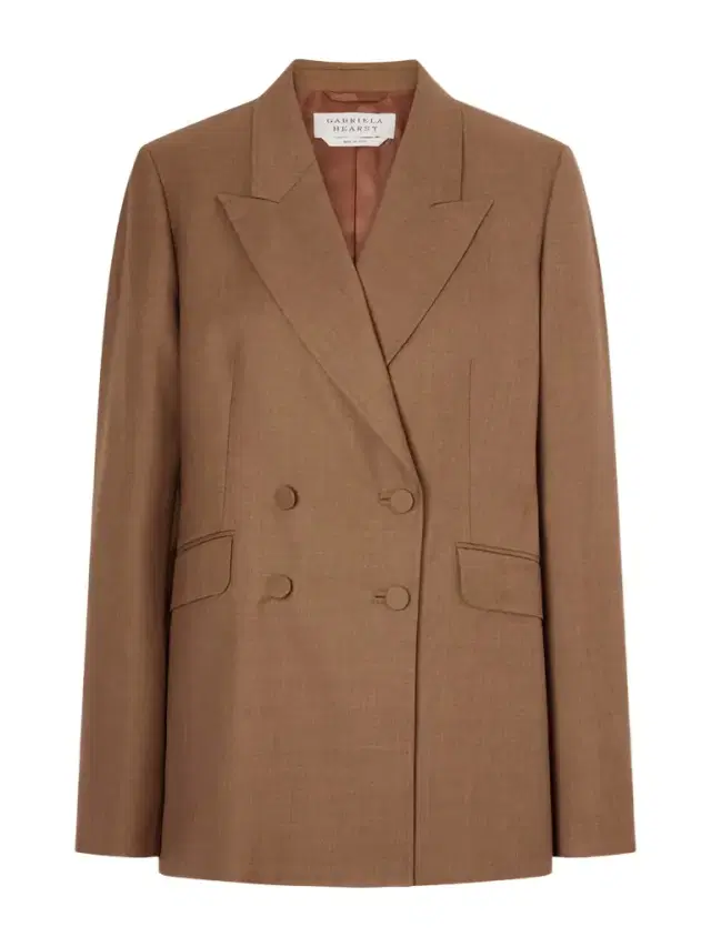 Gabriela Hearst Angela Wool Double-breasted Blazer