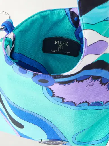 PUCCI Emilio Printed Silk Twill Clutch Bag | Thumbnail 6
