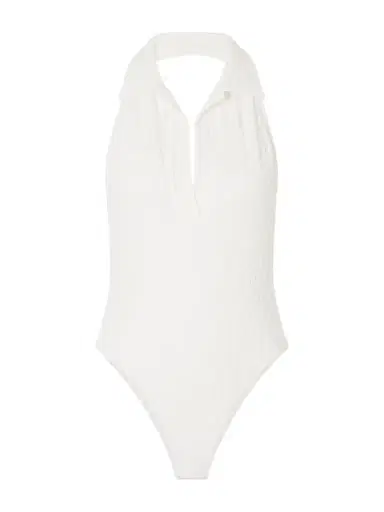 Lisa Marie Fernandez Polo Floral-jacquard One-piece | Thumbnail 1