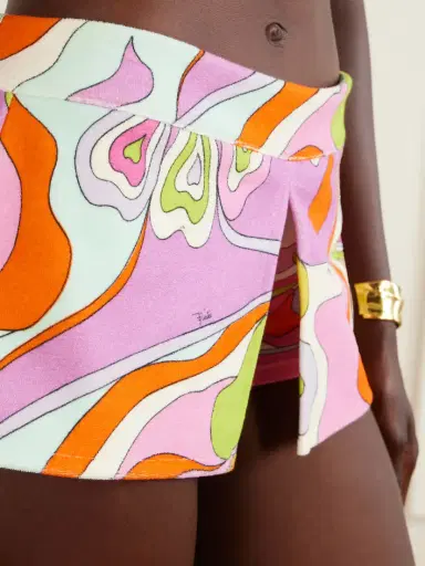 PUCCI Printed Cotton-terry Shorts | Thumbnail 4 PUCCI Printed Cotton-terry Shorts | Thumbnail 4
