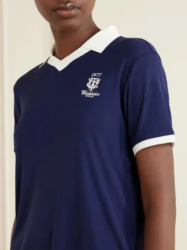 Polo Ralph Lauren + Wimbledon Logo-embroidered Knit Polo Shirt | Thumbnail 5