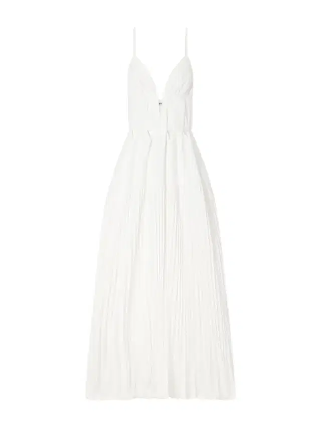 Simkhai Selene Cut-out Pleated Poplin Maxi Dress