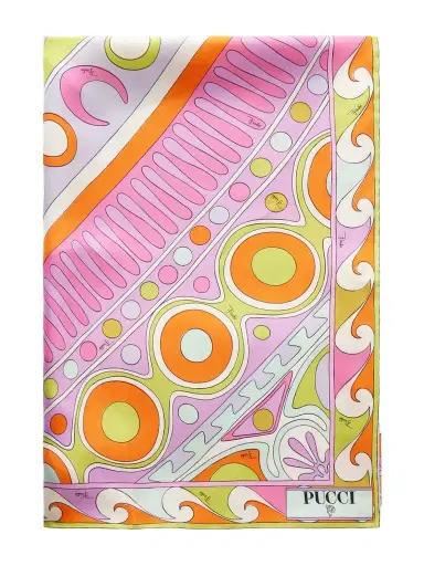 PUCCI Printed Silk-twill Scarf | Thumbnail 1