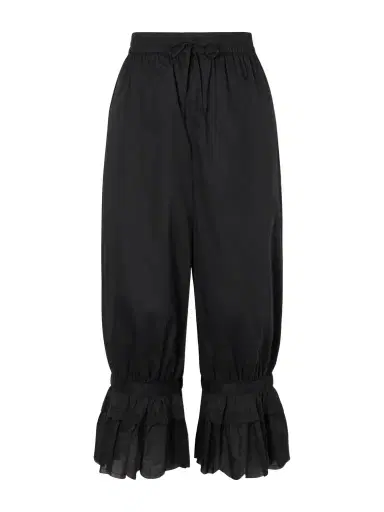 Staud Renzo Cropped Scalloped Cotton-voile Balloon Pants | Thumbnail 1