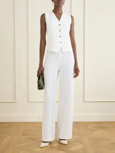 Max Mara Gola Grain De Poudre Vest | Thumbnail 2 Max Mara Gola Grain De Poudre Vest | Thumbnail 2