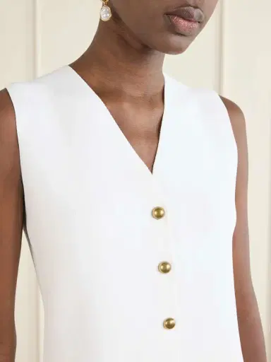 Max Mara Gola Grain De Poudre Vest | Thumbnail 5 Max Mara Gola Grain De Poudre Vest | Thumbnail 5