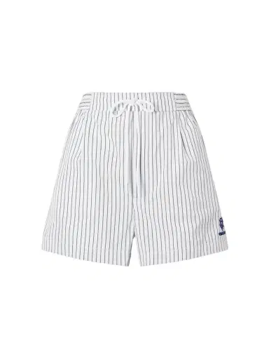 Polo Ralph Lauren + Wimbledon Logo-embroidered Striped Cotton Shorts | Thumbnail 1 Polo Ralph Lauren + Wimbledon Logo-embroidered Striped Cotton Shorts | Thumbnail 1