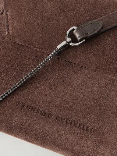 Brunello Cucinelli Envelope Suede Mini Clutch | Thumbnail 6 Brunello Cucinelli Envelope Suede Mini Clutch | Thumbnail 6