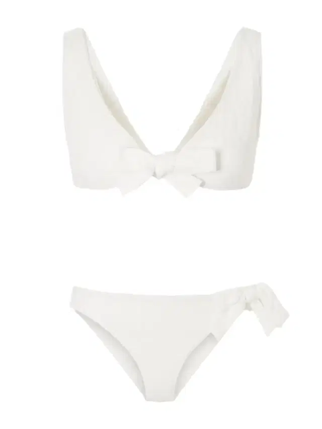 Lisa Marie Fernandez Bow Floral-jacquard Bikini