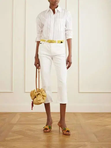 Aquazzura Birdsong 75 Raffia Mules | Thumbnail 4 Aquazzura Birdsong 75 Raffia Mules | Thumbnail 4