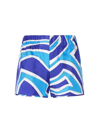 PUCCI Printed Silk-twill Shorts | Thumbnail 1 PUCCI Printed Silk-twill Shorts | Thumbnail 1