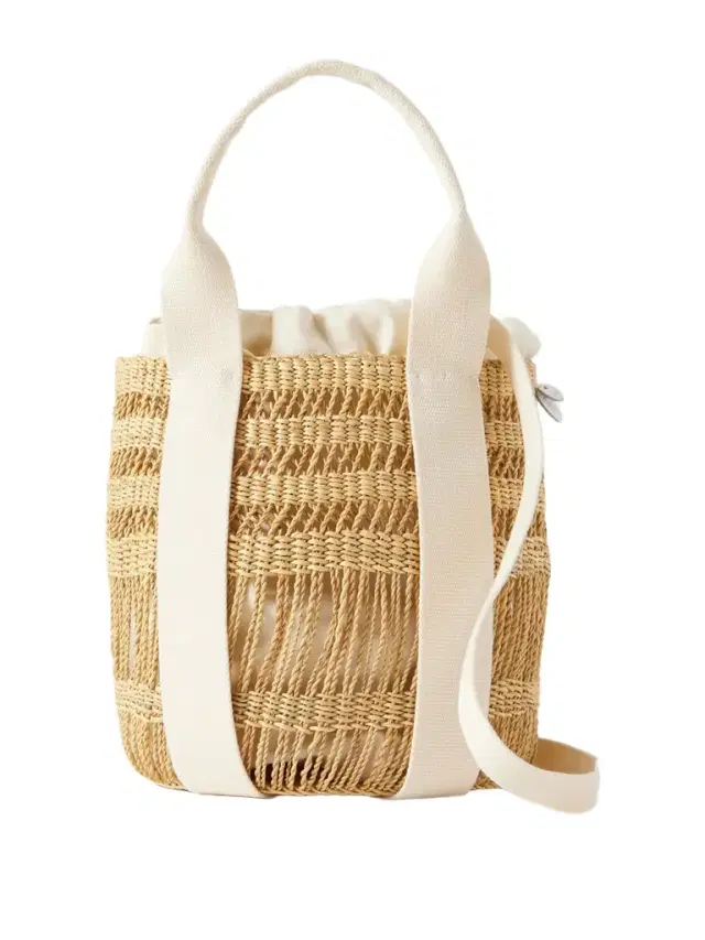 MUUÑ Mixy Raffia Bucket Bag