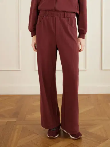 Brunello Cucinelli Cotton-jersey Wide-leg Pants | Thumbnail 3 Brunello Cucinelli Cotton-jersey Wide-leg Pants | Thumbnail 3