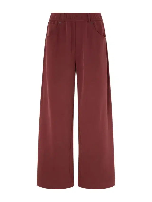 Cotton-jersey Wide-leg Pants