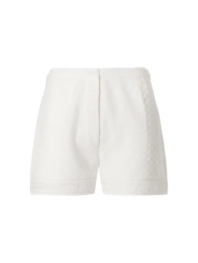 Thierry Colson Armand Polka-dot Lace-embroidered Cotton-voile Shorts