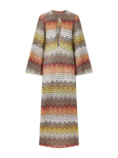 Missoni Mare Striped Metallic Crochet-knit Coverup | Thumbnail 1