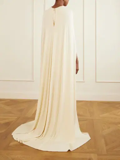 Simkhai Cape-effect Gathered Jersey Gown | Thumbnail 3 Simkhai Cape-effect Gathered Jersey Gown | Thumbnail 3