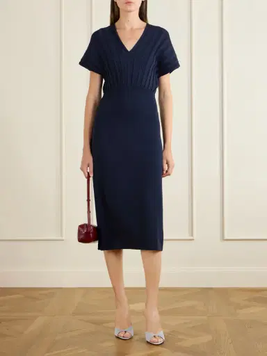 Max Mara Serio Woven Midi Dress | Thumbnail 2