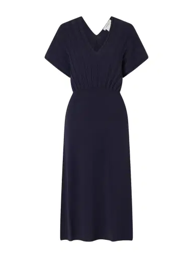Max Mara Serio Woven Midi Dress | Thumbnail 1
