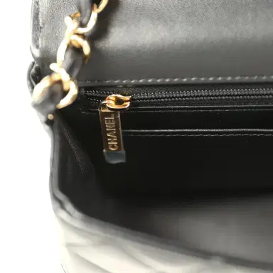 Chanel Chanel Mini Classic "Space Charms" Rectangular Flap Bag Black Lambskin Gold Hardware | Thumbnail 14 Chanel Chanel Mini Classic "Space Charms" Rectangular Flap Bag Black Lambskin Gold Hardware | Thumbnail 14