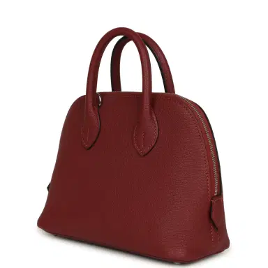 HERMÈS Hermes 1923 Bolide Mini Rouge H Chevre Palladium Hardware | Thumbnail 5 HERMÈS Hermes 1923 Bolide Mini Rouge H Chevre Palladium Hardware | Thumbnail 5